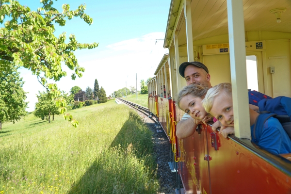 Le long des voies ferrées en Appenzell