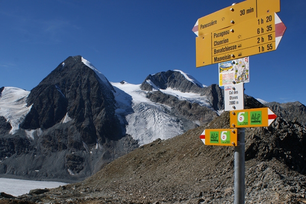 Randonnée impressionnante sur le glacier 