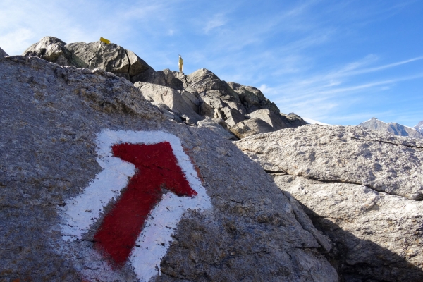 Über den Monte Moropass nach Italien