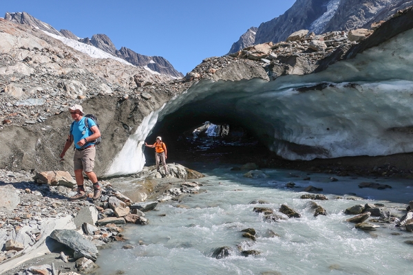 Un glacier qui s’effrite dans le Lötschental