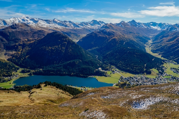 Sur les hauts de Davos direction Schatzalp