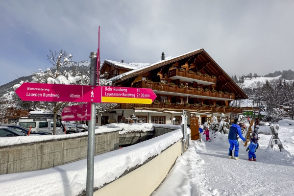 Hiver idyllique près de Gstaad