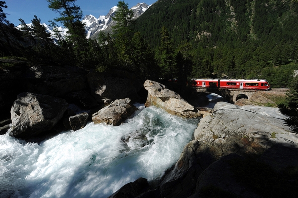 La descente de la Bernina