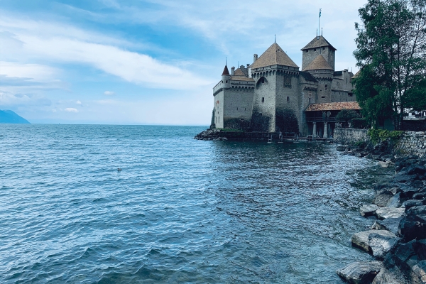 Urbane Wanderung in Montreux VD