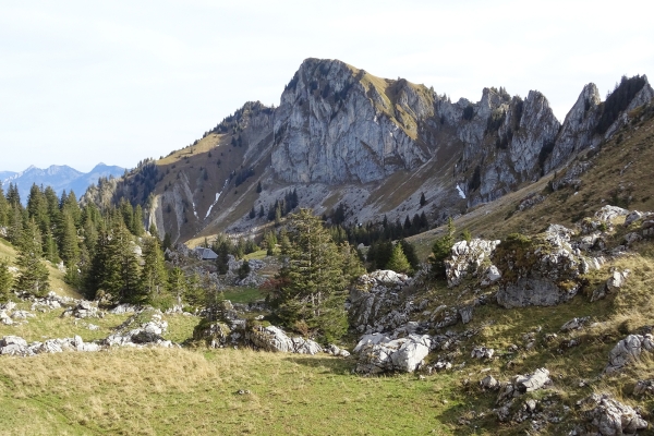 Zu den majestätischen Rochers de Naye