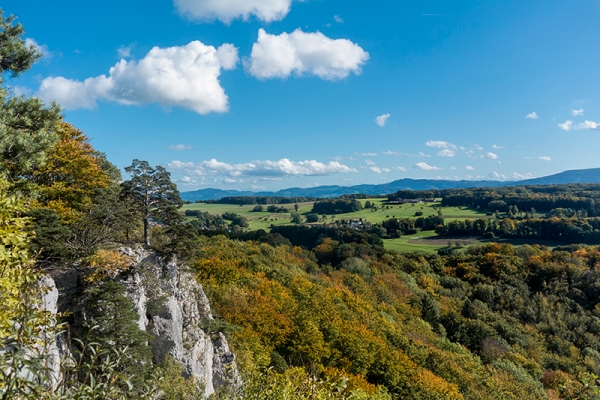 De belles vues dans la région du Baselbiet