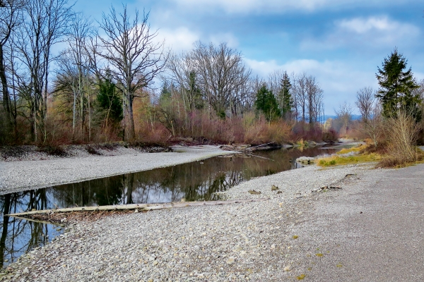 Sur le chemin de rive en direction de Berne