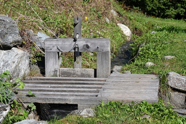 Les environs champêtres de Grimentz