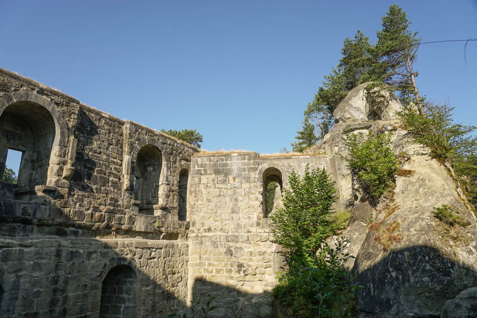 Les ruines de Grasburg témoignent de sa grandeur passée.