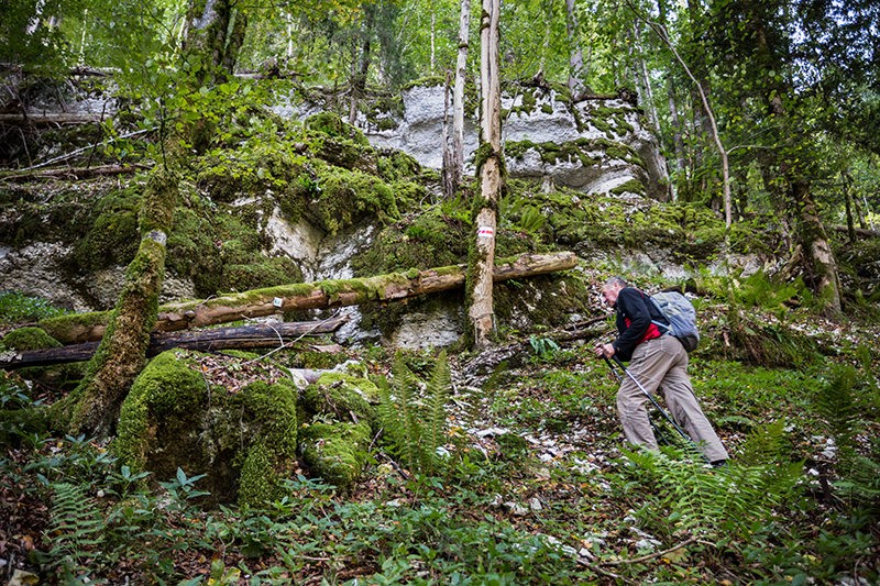 La seule randonnée de montagne du Jura doit être arpentée avec prudence, et ce, surtout après la pluie. Photos: Severin Nowacki