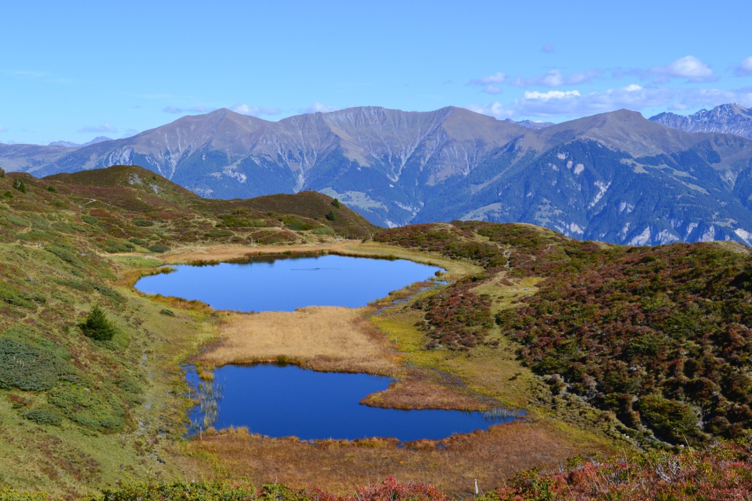 Die zauberhaften Pascuminerseen beim Bischolapass.