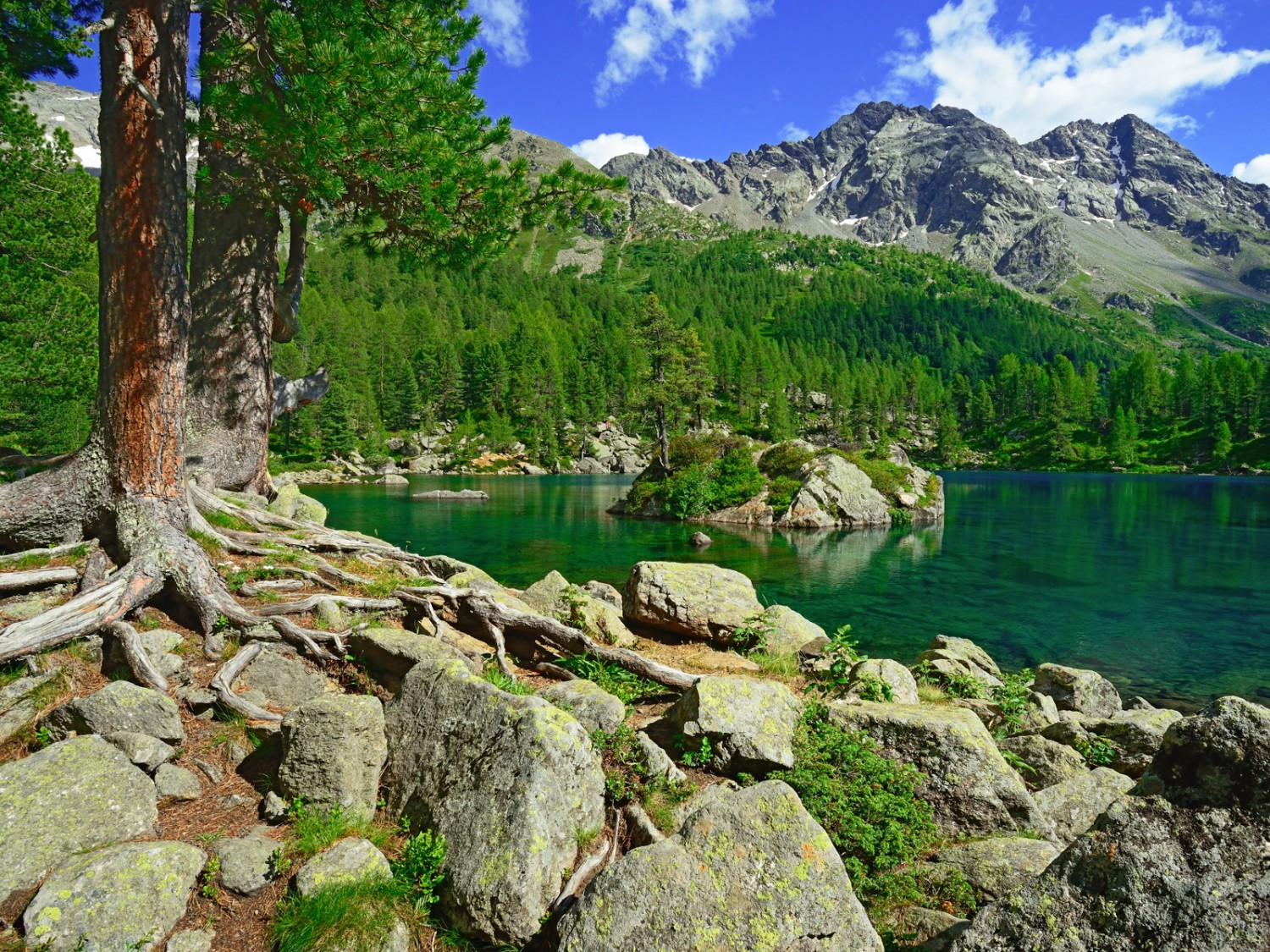 Il lago di Saoseo, dalle acque verde smeraldo. Foto: natur-welten.ch