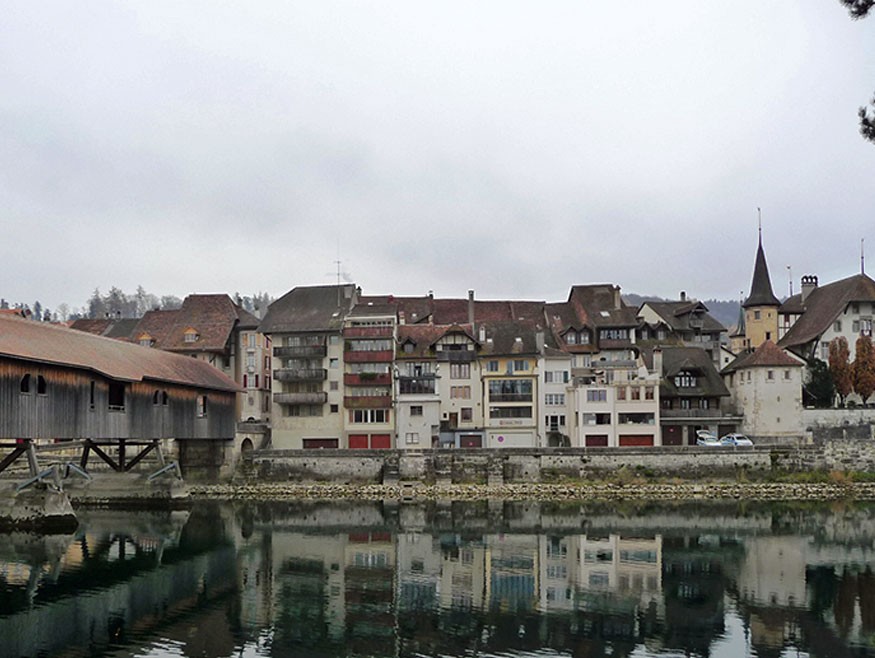 Die Altstadt von Büren. Bild: Hans Schüpbach, KGS