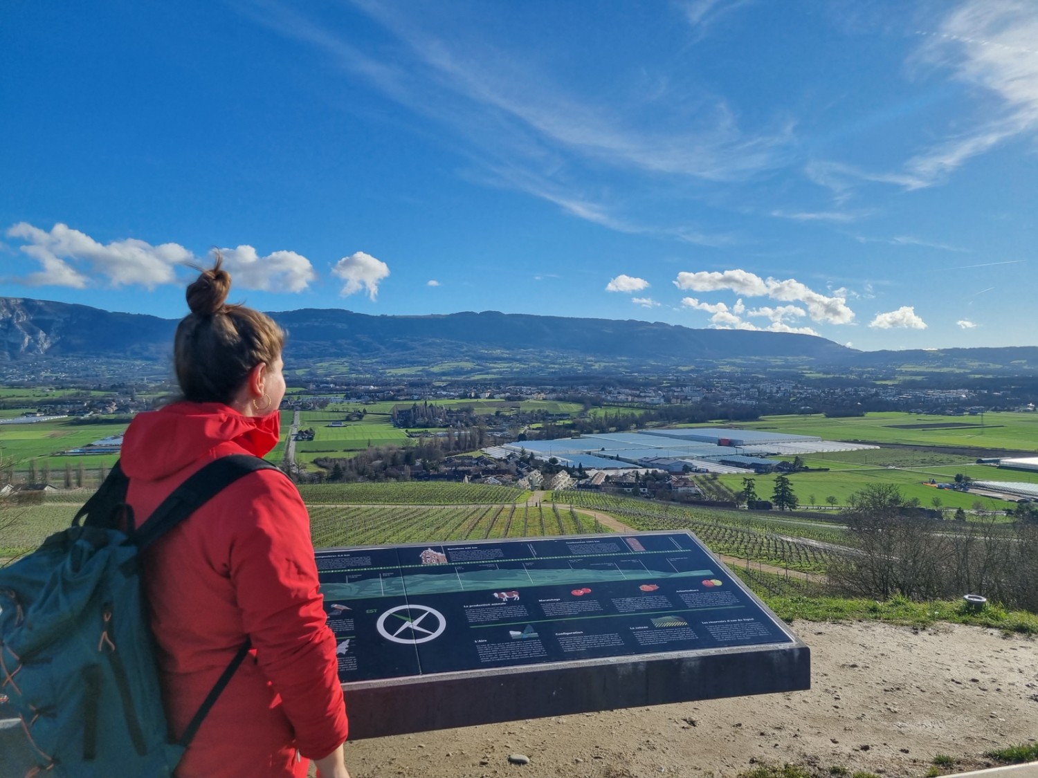 Vom Signal de Bernex hat man einen fantastischen Rundblick. Bild: Nathalie Stöckli