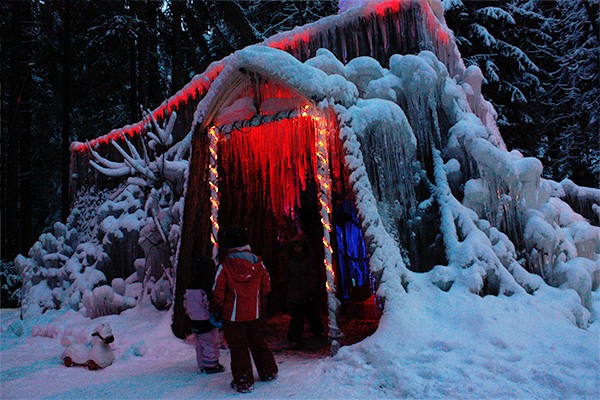 On serait à peine surpris de voir la Reine des neiges.
Photo: Anne-Sophie Scholl