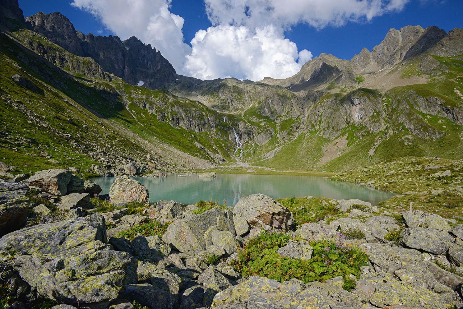 Le petit lac sur l’alpage de Seewen invite à la détente.
Photo: natur-welten.ch