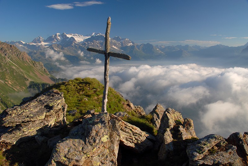 Le col dal Solcun, réseré aux alpinistes entraînés.        
Photo: Barbara Steinmann