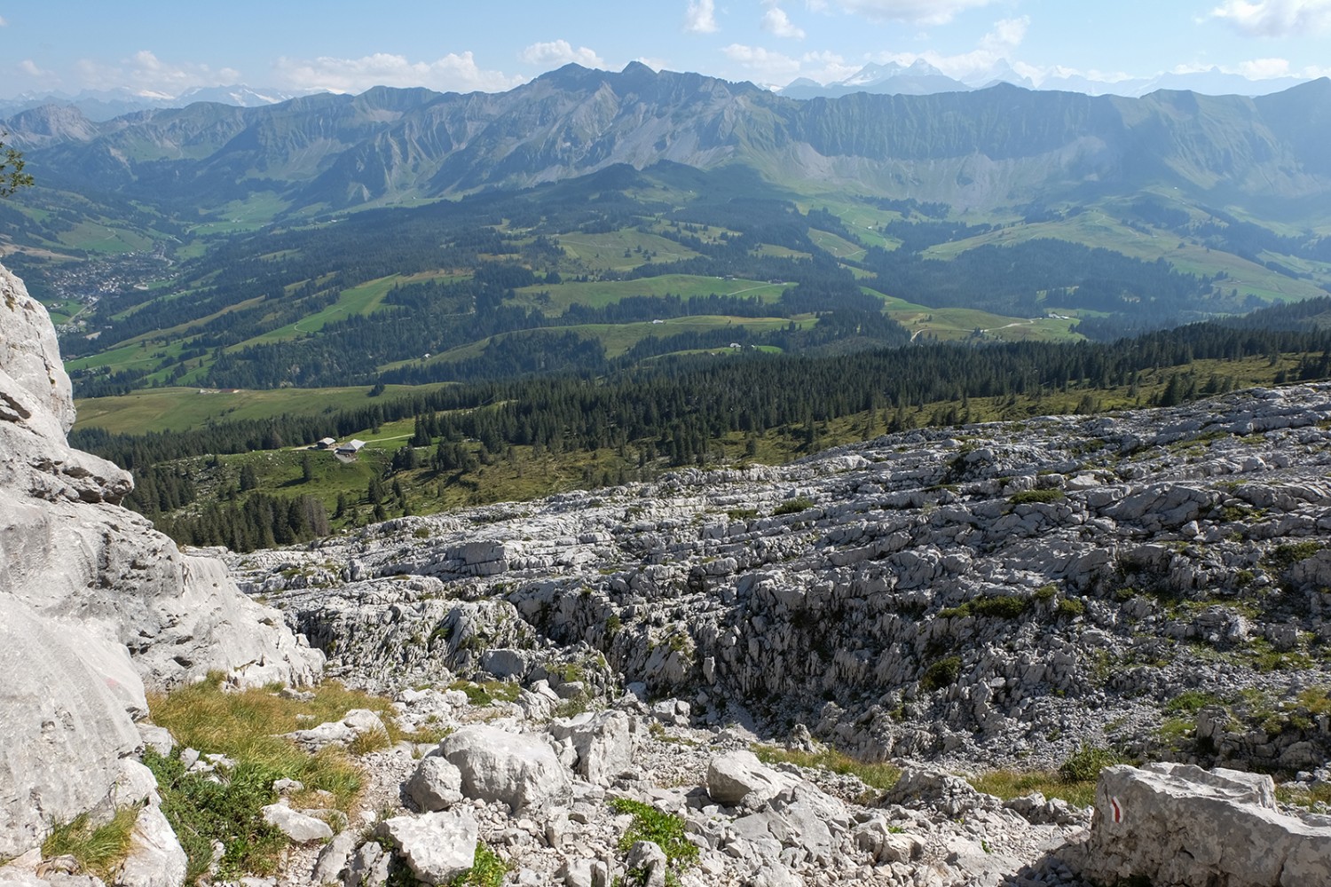 Über dieses Schrattenfeld führt der Weg zur Alp Silwängen. Besser, man folgt den Zeichen. Bilder: Elsbeth Flüeler