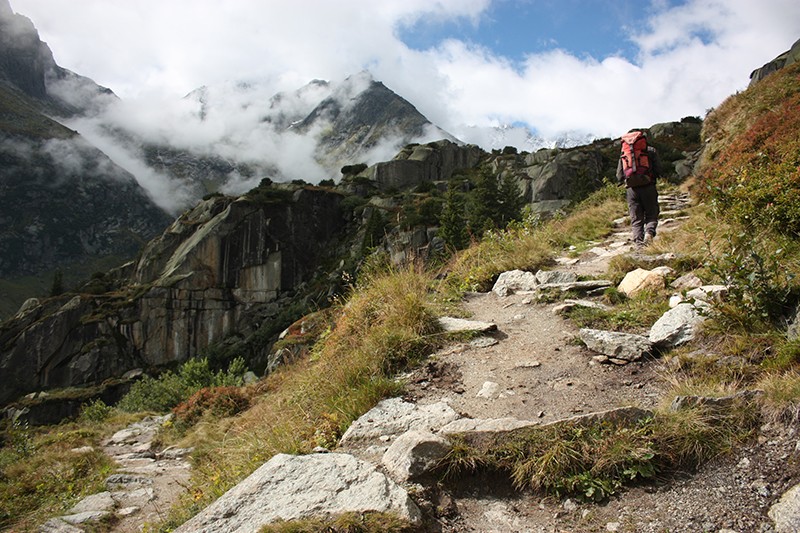 Montée depuis la Göscheneralp. 
Photos: Anne-Sophie Scholl