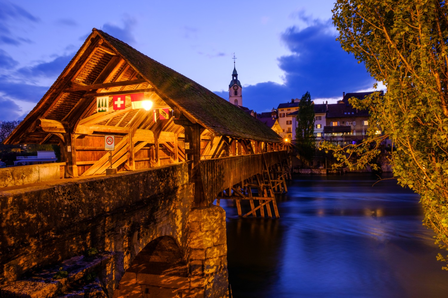 Mit der Alten Brücke in Olten beginnt und endet die Wanderung. Bild: Iris Kürschner