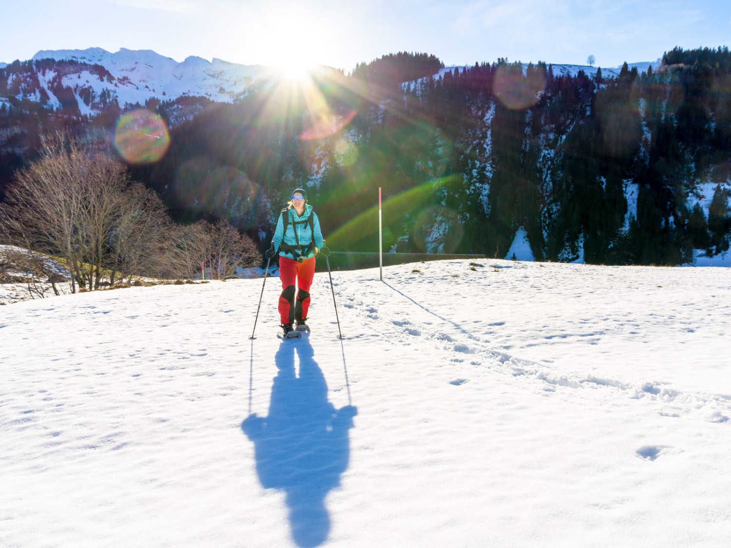 Un moment magique: le lever du soleil. Photos: Franz Ulrich