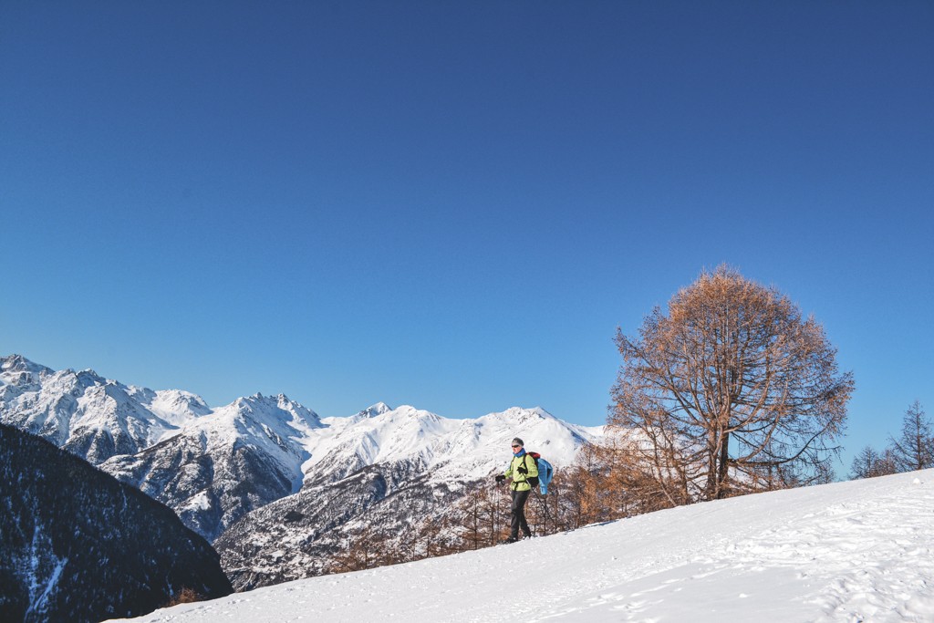 Vue sur la région d’Augstbord depuis la piste Waldegga. Photo: Sabine Joss