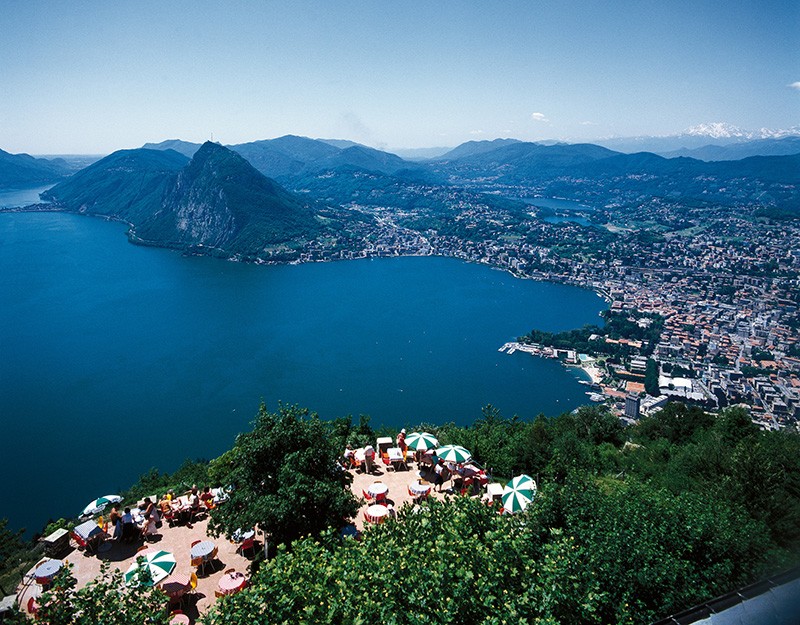 Vue du Monte Brè sur Lugano.Photo: swiss-image.ch