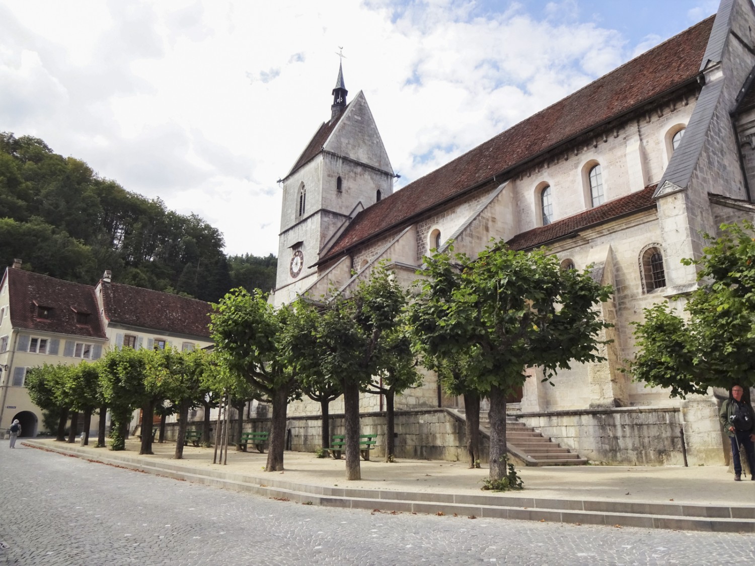 La collégiale est l’un des fleurons de St-Ursanne. Photo: Miroslaw Halaba