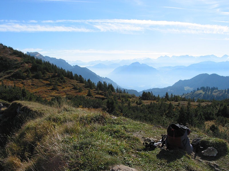 Du Risetestock, un panorama d’une beauté à couper le souffle! 
Photo: Maria Zachariadis