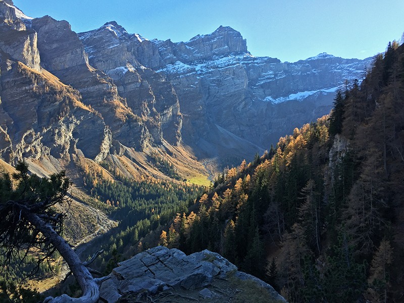 La vue sur le vallon de Nant par lequel passe la randonnée. Photos: Rémy Kappeler