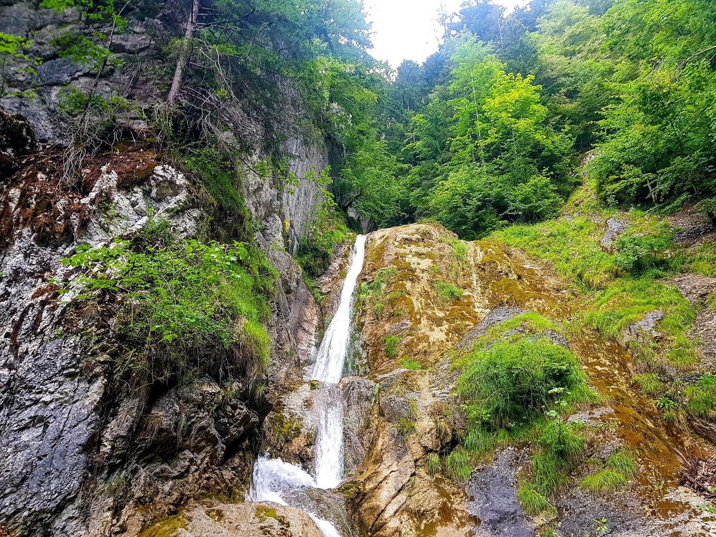 Une bouffée de fraîcheur en début de randonnée, avant d’attaquer la montée vers La Cierne.