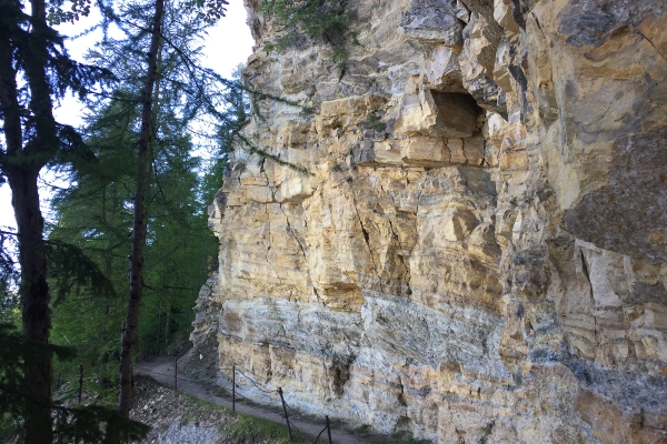 L’Illgraben vu d’en haut