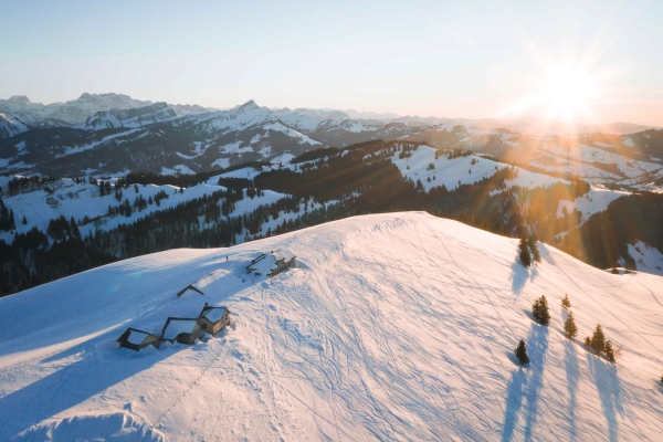 Vue imprenable sur le Hochalp Trail