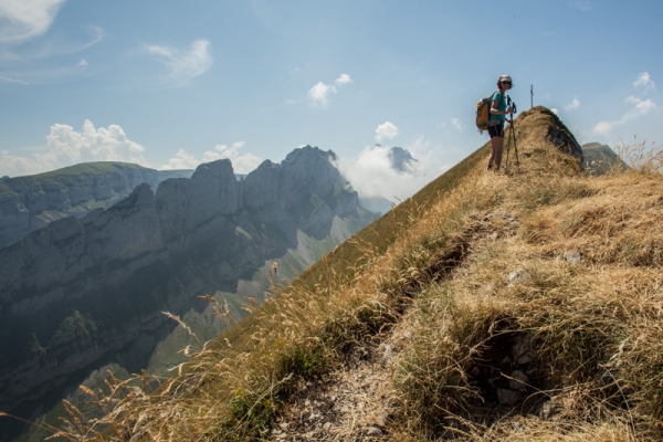 Rochers escarpés, hauteurs spectaculaires