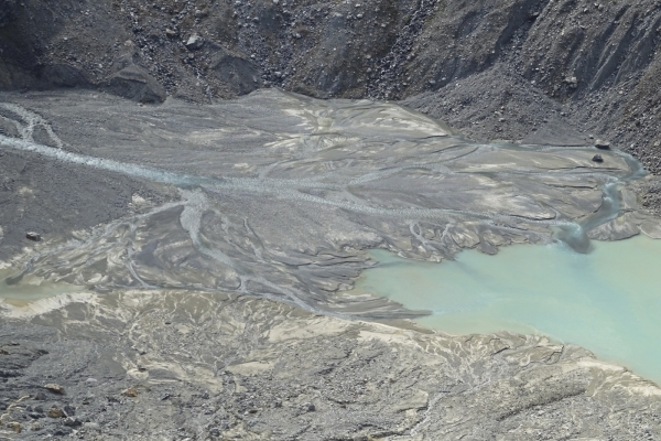 Loge sur le glacier inférieur de Grindelwald