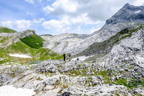 A travers le karst jusqu'au Fikenloch