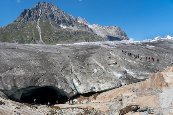 Tout près du glacier d’Aletsch