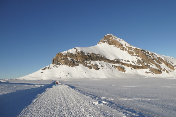 Winterwandern übers Eis