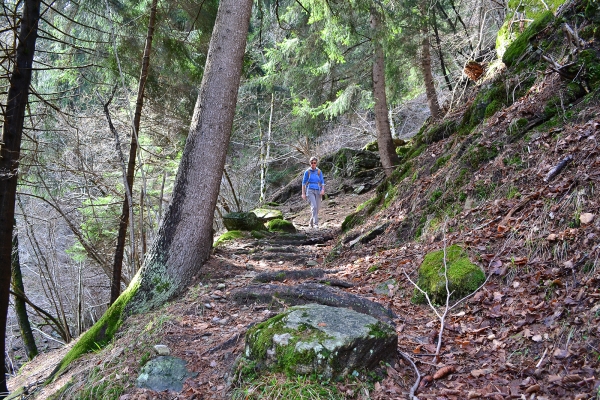 Alla cascata della Piumogna