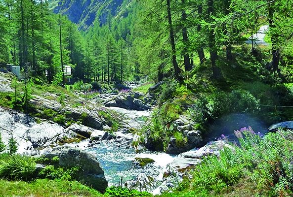 Chemin historique au Simplon