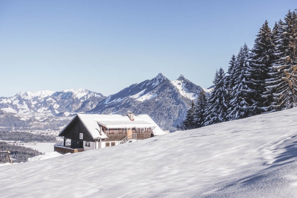 Wintermärchen in den Freiburger Voralpen